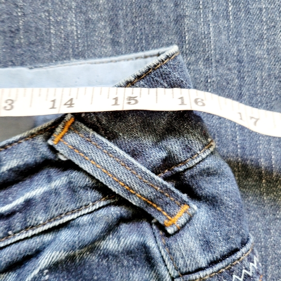 Next slouch wide leg cropped jeans size 12 - Picture 9 of 13